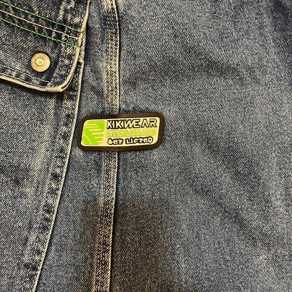 28 inch waist 90s Kik Wear Hydraulics Raver Jeans - Picture 5 of 6